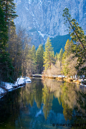 Merced River, Winter, Yosemite Valley, California