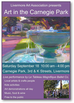 Art in Carnegie Park Poster