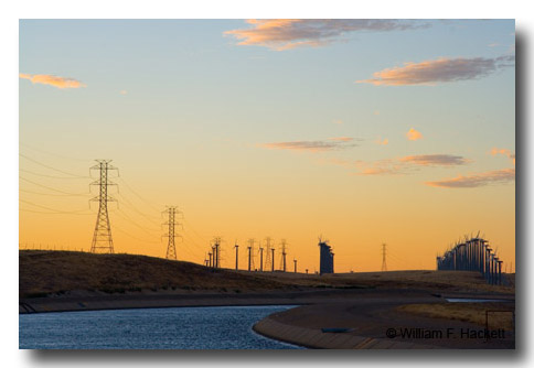 California Aqueduct and Altamont windmills