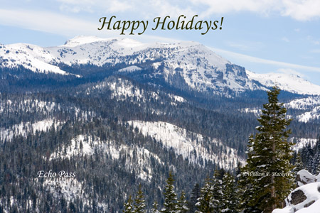 Echo Pass, Caifornia Route 50 to South Lake Tahoe