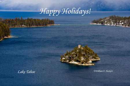 Fannette Island, Emerald Bay, on the California side of Lake Tahoe