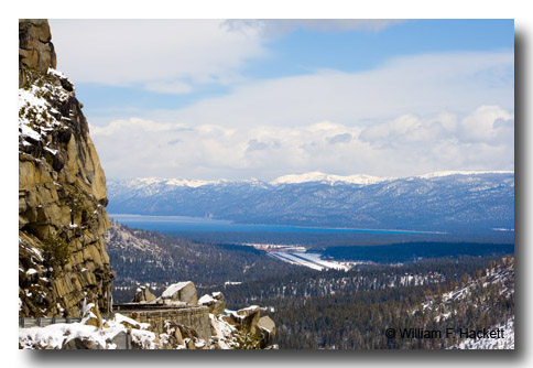 Lake Tahoe from US 50 at Echo Summit