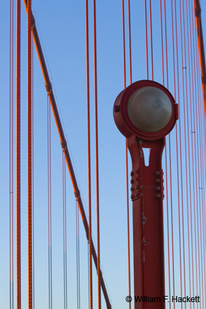 On the Golden Gate Bridge, San Francisco, California