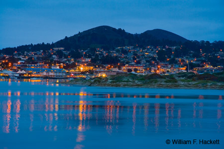 Morro Bay, California, After Dark