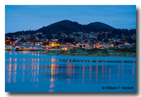Morro Bay After Dark, California