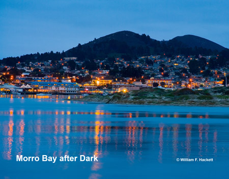 Morro Bay, CA, After Dark