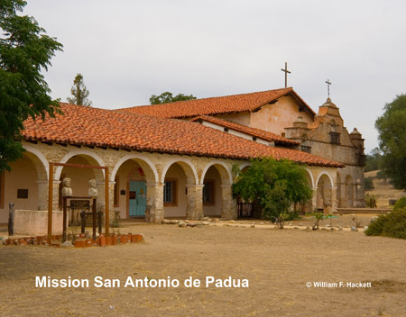 Mission San Antonio de Padua, Fort Hunter-Liggett, California