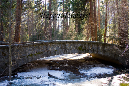 Stone Bridge, Yosemite Creek, California