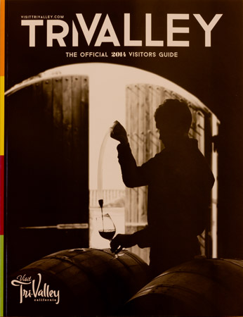 Cover 2014 Visitors Guide, Visit Tri-Valley, California - William F. Hackett