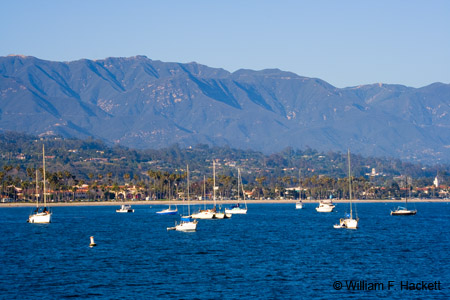 Sailboats, Santa Barbara, California