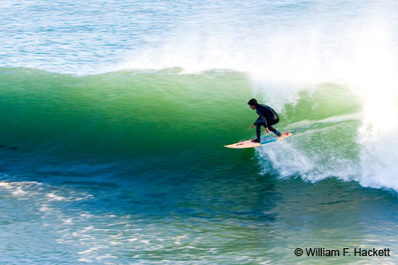 Surfing Steamer Lane, Santa Cruz CA