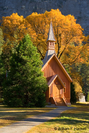 Yosemite Chapel, October